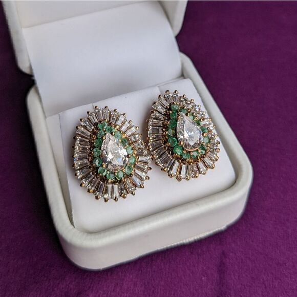 cocktail ring and earring set - Picture 2 of 6